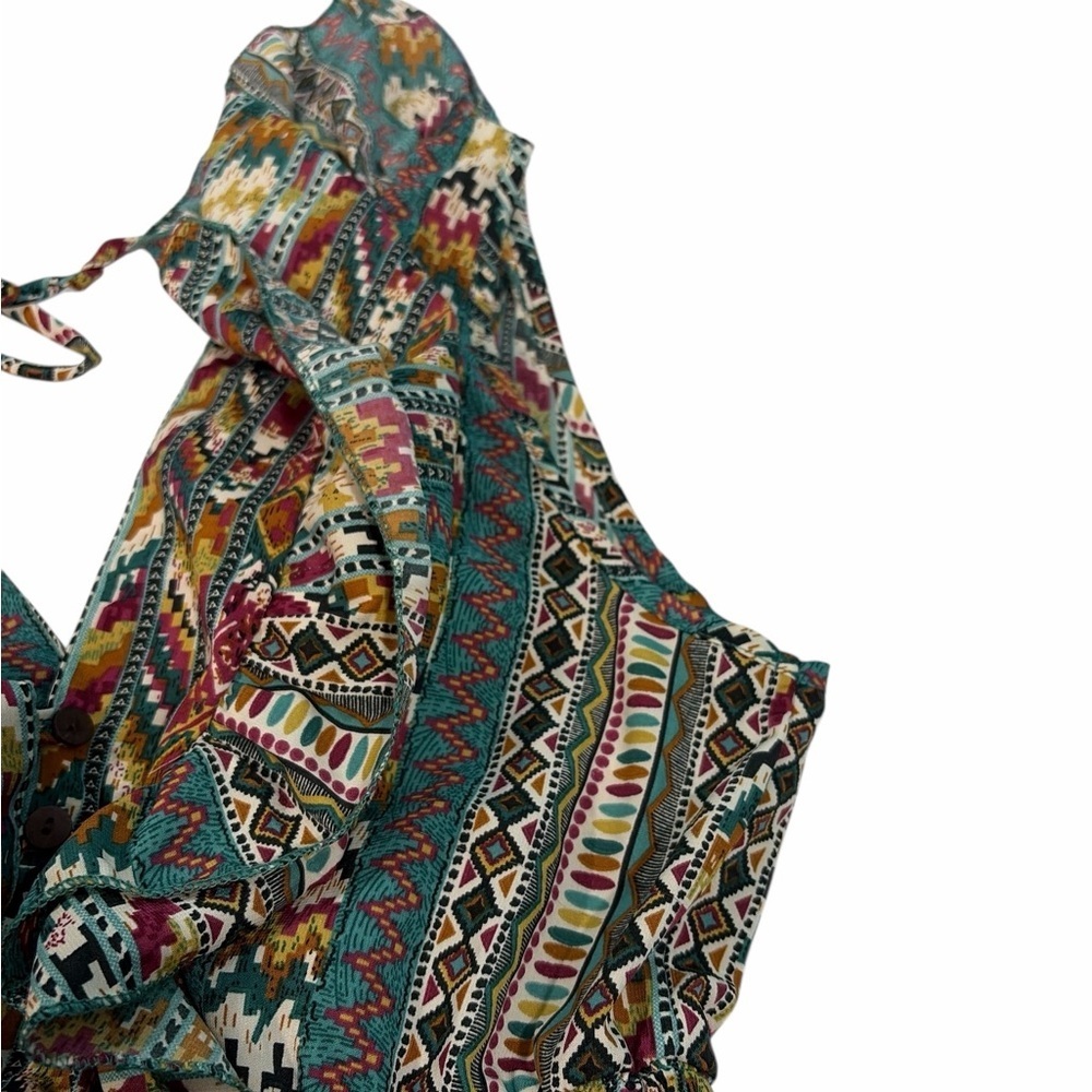 Boemo Anthropologie Short Women Dress Paisley Size M Medium - Picture 8 of 11